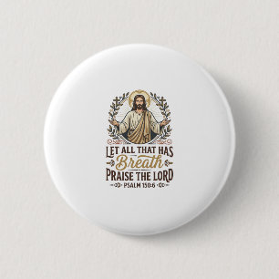 Jesus Indie Folk Akustik-Anbetung Grafik T-Shirt C Button