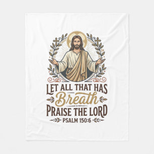 Jesus Indie Folk Akustik-Anbetungs-Grafik-T-Shirt  Fleecedecke