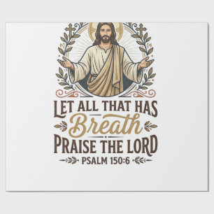 Jesus Indie Folk Akustik-Anbetungs-Grafik-T-Shirt  Geschenkpapier