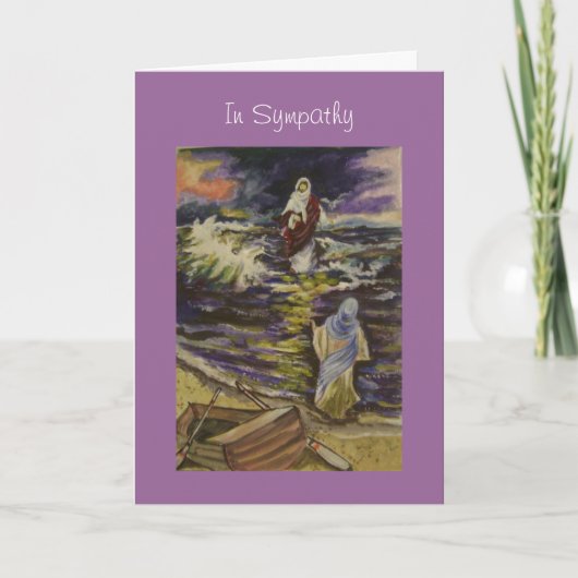 Jesus inmitten unserer Stürme Karte (Vorderseite)