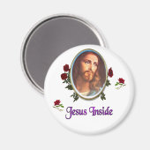 Jesus innen magnet (Vorderseite/Rückseite)