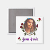 Jesus innen magnet (Vorderseite/Rückseite)