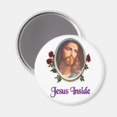 Jesus innen magnet (Vorderseite/Rückseite)