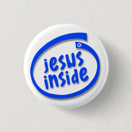 Jesus Inside Button (Vorderseite)