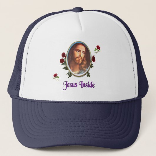 Jesus Inside Truckerkappe (Vorderseite)