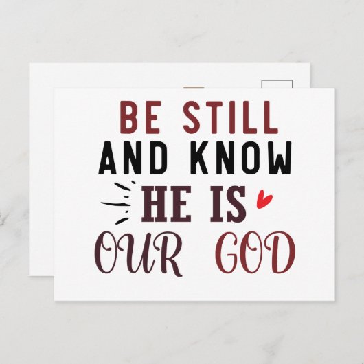 Jesus Inspiration Zitat Postkarte (Vorne/Hinten)