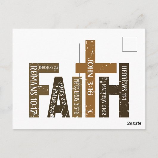 Jesus Inspiration Zitat Postkarte (Rückseite)