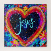 Jesus Inspirivity Jigsaw Puzzle Fun Colorful (Vertikal)