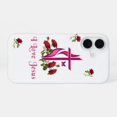 Jesus iPhone 16 hülle (Rückseite (Horizontal))