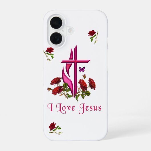 Jesus iPhone 16 hülle (Rückseite)