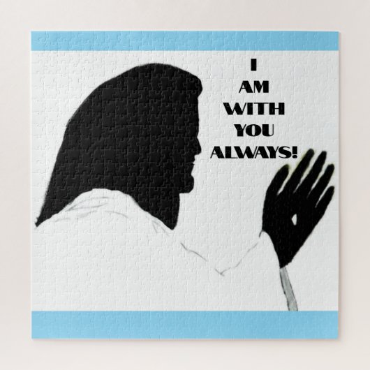 JESUS IS ALWAYS WITH YOU jigsaw puzzle (Vertikal)