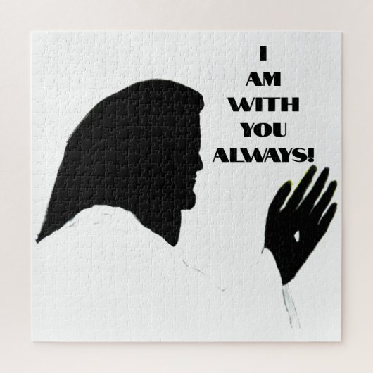JESUS IS ALWAYS WITH YOU jigsaw puzzle (Vertikal)