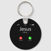 Jesus Is Calling Christian Schlüsselanhänger (Vorderseite)