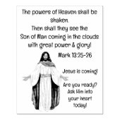 Jesus is coming! gummistempel (Prägung)