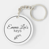 Jesus Is Essential Christian Quote Custom Schlüsselanhänger (Rückseite)