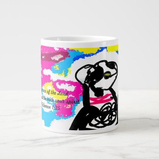 jesus is here Jumbo-Tasse (Vorderseite)