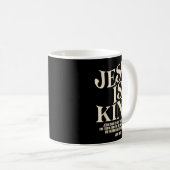 Jesus Is King Bible Verse John 14_6 Christian God Kaffeetasse (VorderseiteRechts)