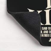 Jesus Is King Bible Verse John 14_6 Christian God Mousepad (Ecke)