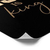 Jesus.is King Bible Verse John 14_6 Christian Reli Poster (Ecke)