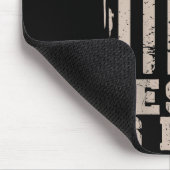 Jesus Is King Christ Lord Patriotic Christian Amer Mousepad (Ecke)