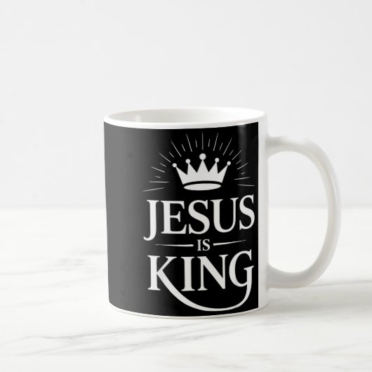 Jesus Is King Christian Kaffeetasse (Rechts)