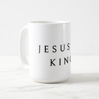 JESUS IS KING Hoodie Kaffeetasse