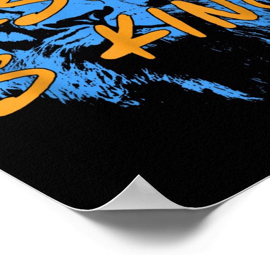 Jesus Is King Lion Of Judah Design Faith Tee Poster (Ecke)