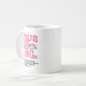 Jesus Is King Nk Christian Toddler God Sister Daug Kaffeetasse (Vorderseite Links)