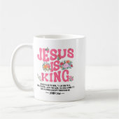 Jesus Is King Nk Christian Toddler God Sister Daug Kaffeetasse (Links)