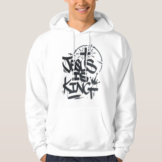 Jesus is King - T-shirt  Hoodie (Vorderseite)