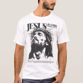Jesus Is Lord Christian Bible Verse Tee (Vorderseite)