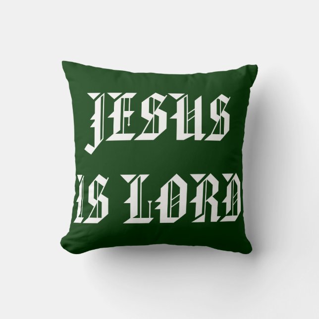 JESUS IS LORD KISSEN (Vorderseite)