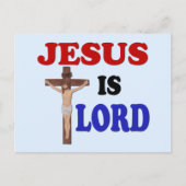 JESUS IS LORD POSTKARTE (Vorderseite)