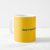 Jesus is Lord und Savior Mug Kaffeetasse (Vorderseite Links)