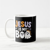 Jesus Is My Boo Cute Christian Halloween Ghost Fun Kaffeetasse (Links)