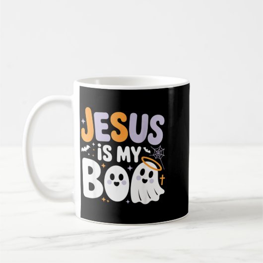 Jesus Is My Boo Cute Christian Halloween Ghost Fun Kaffeetasse (Links)