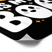 Jesus Is My Boo Cute Christian Halloween Ghost Fun Poster (Ecke)