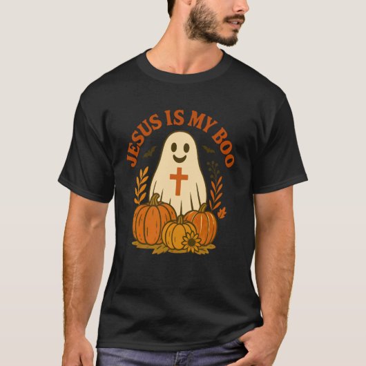 Jesus is My Boo Shirt Cute Christian Ghost Hallowe (Vorderseite)