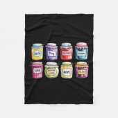 Jesus Is My Jam And Im Here To Spread Christian Bi Fleecedecke (Vorderseite)