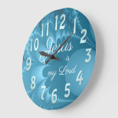 Jesus is my Lord Große Wanduhr (Winkel)
