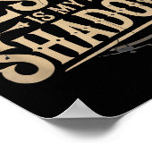 Jesus Is My Shadow Religious Fun Tee  Poster (Ecke)