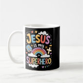 Jesus Is My Superhero Kaffeetasse (Links)