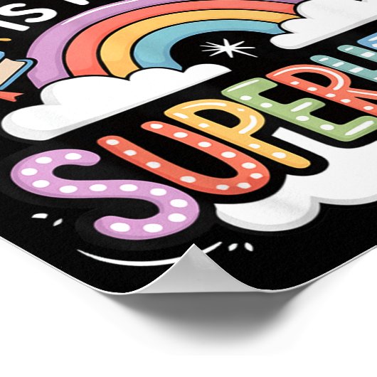 Jesus Is My Superhero  Poster (Ecke)