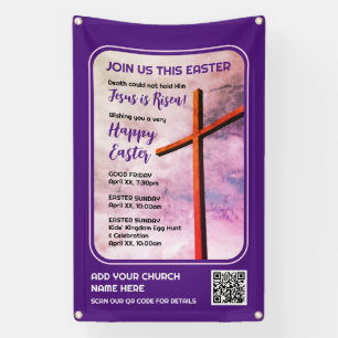 JESUS IS RISEN Christlich Ostern Banner