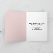 JESUS IS RISEN Christlich Ostern Feiertagskarte (Innenseite)