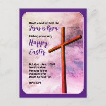 JESUS IS RISEN Christlich Ostern
