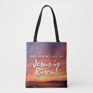 JESUS IS RISEN Christliche Auferstehung Ostern Tasche