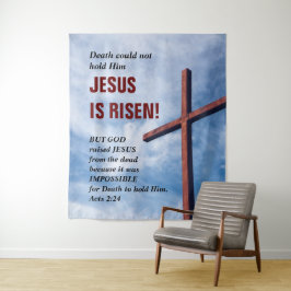 JESUS IS RISEN Easter Church Tapestry Wandteppich