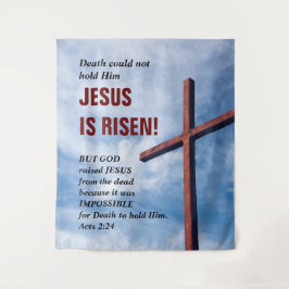 JESUS IS RISEN Easter Church Tapestry Wandteppich
