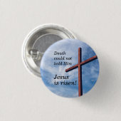 JESUS IS RISEN Oaster Button (Vorne & Hinten)